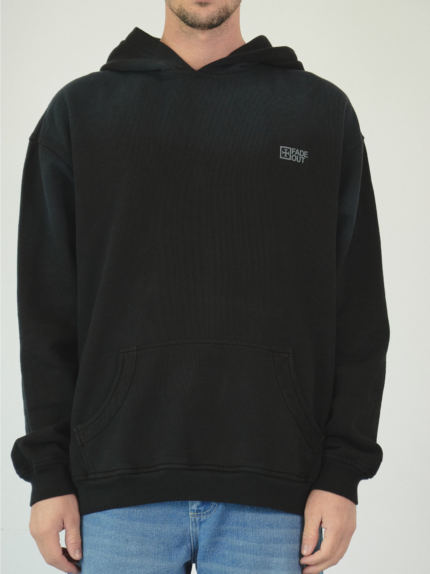 HOODIE DESGASTADO - NEGRO