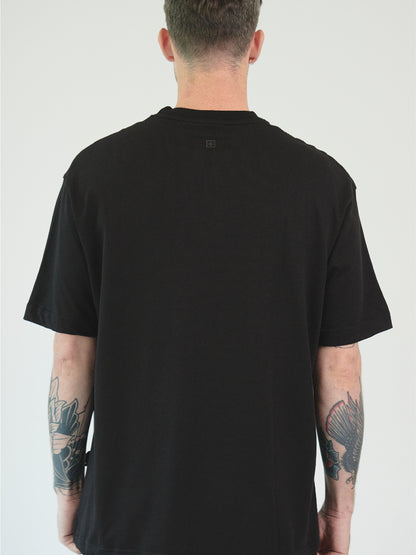 REGULAR FIT TOV TONO A TONO - NEGRO