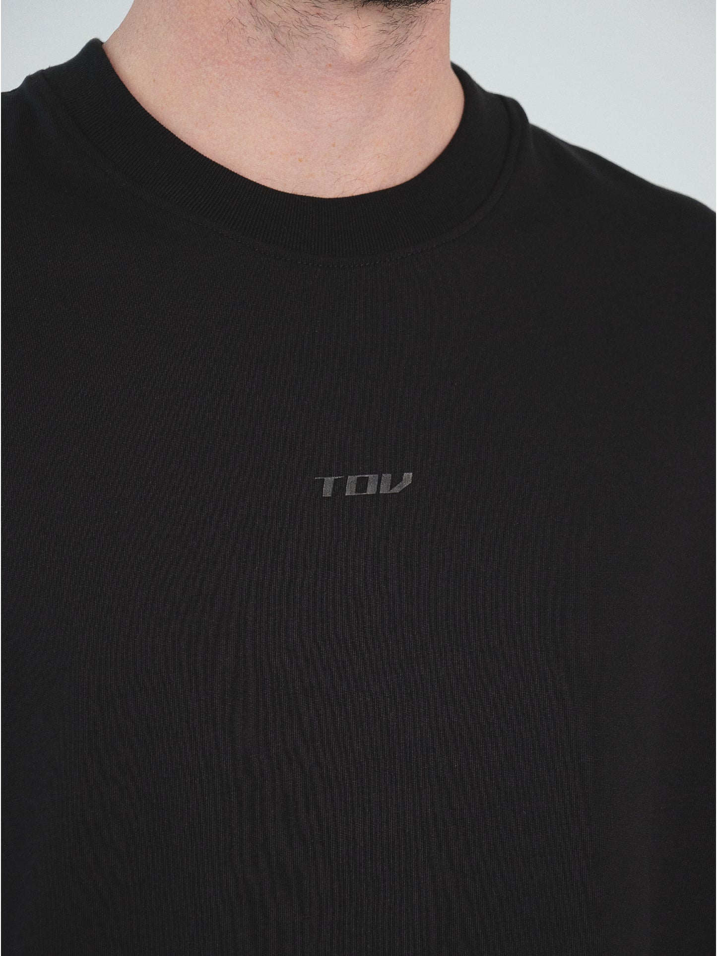 REGULAR FIT TOV TONO A TONO - NEGRO