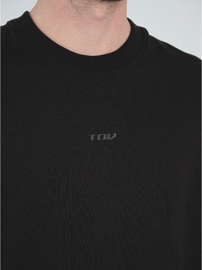REGULAR FIT TOV TONO A TONO - NEGRO