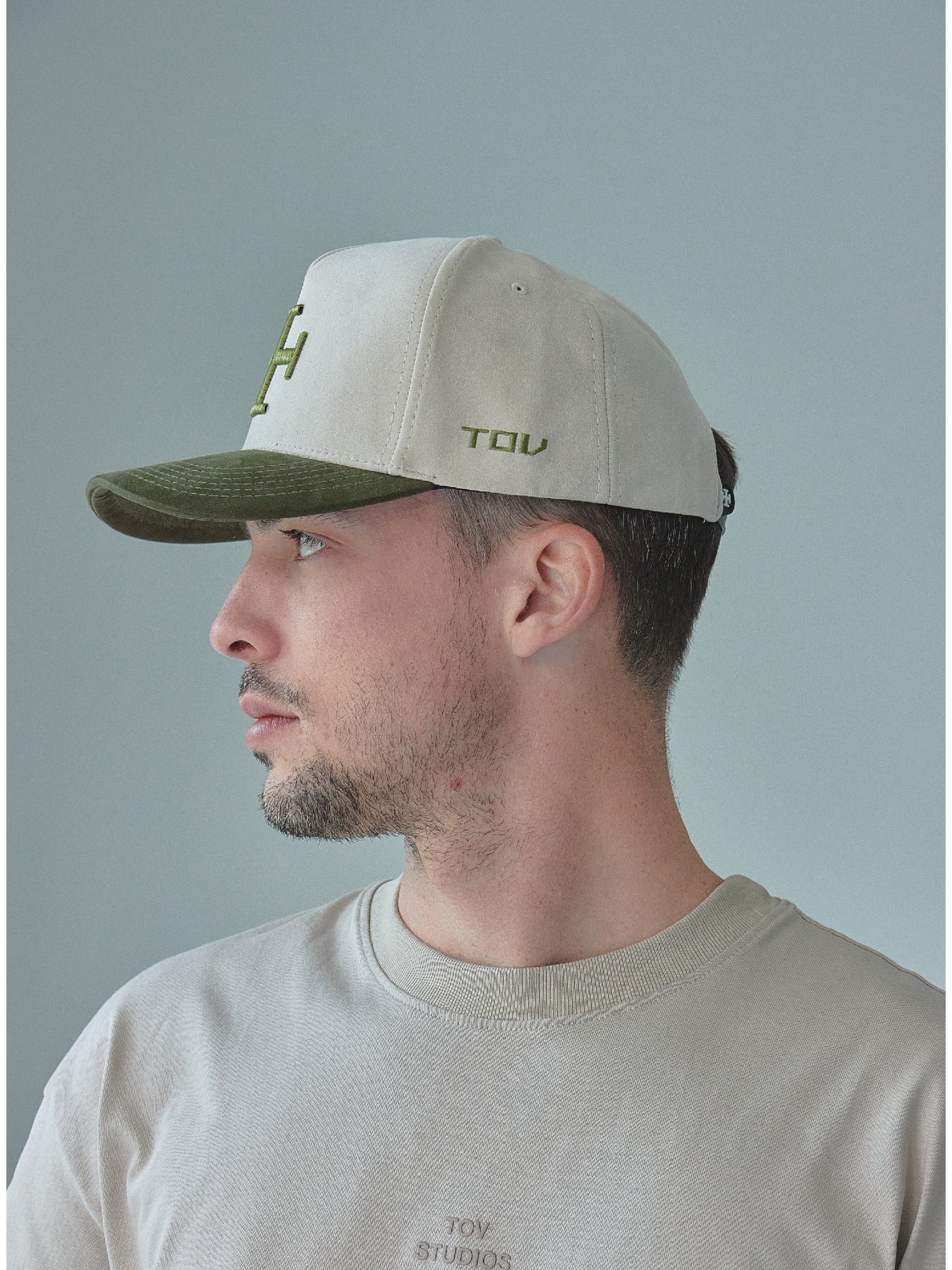 GORRA TOV - VERDE/BEIGE