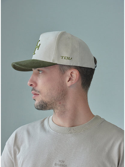 GORRA TOV - VERDE/BEIGE