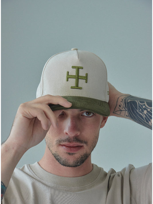 GORRA TOV - VERDE/BEIGE