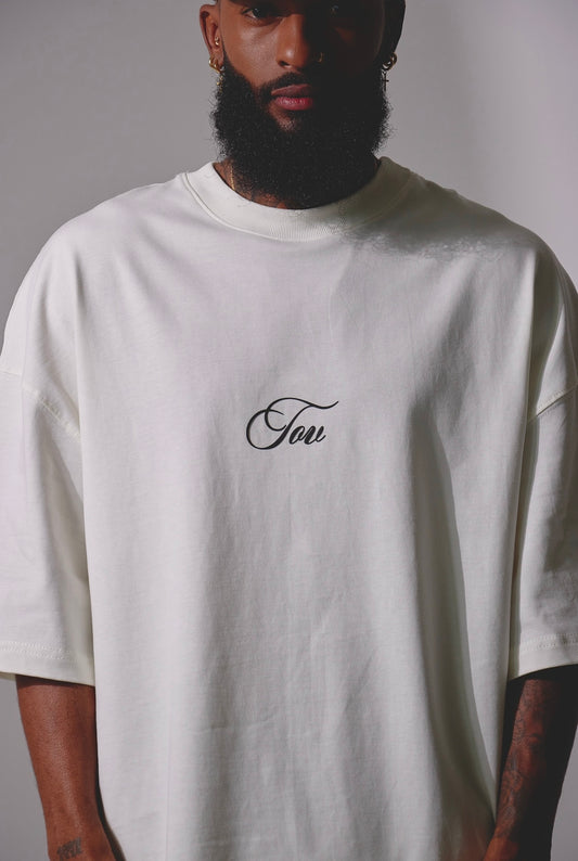 CAMISETA OVERSIZE TOV STUDIOS.CO - IVORY