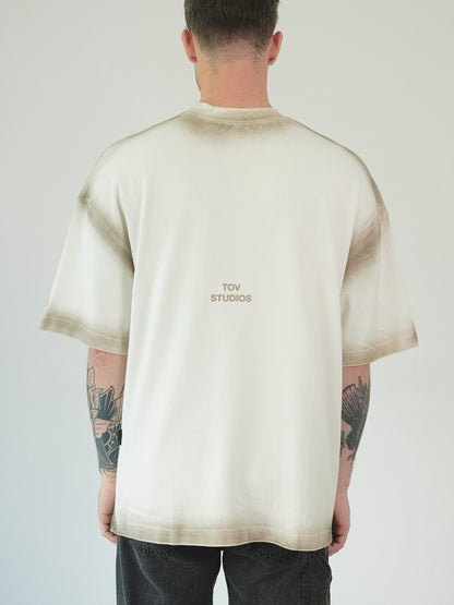 CAMISETA OVERSIZED - CAFÉ