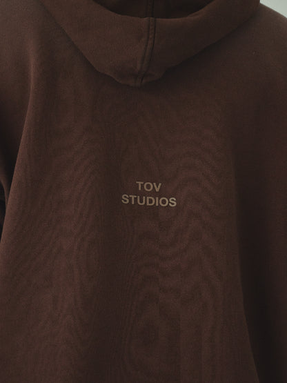 HOODIE DESGASTADO - CAFÉ