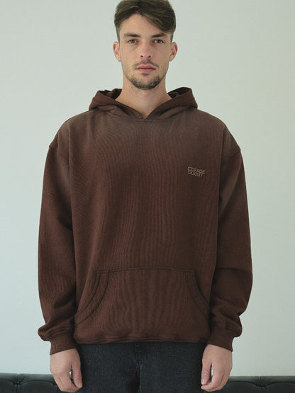 HOODIE DESGASTADO - CAFÉ