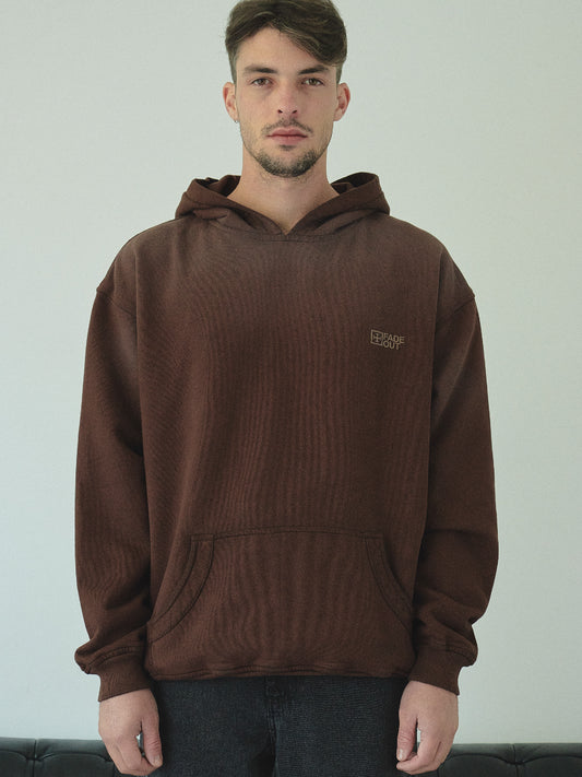 HOODIE DESGASTADO - CAFÉ