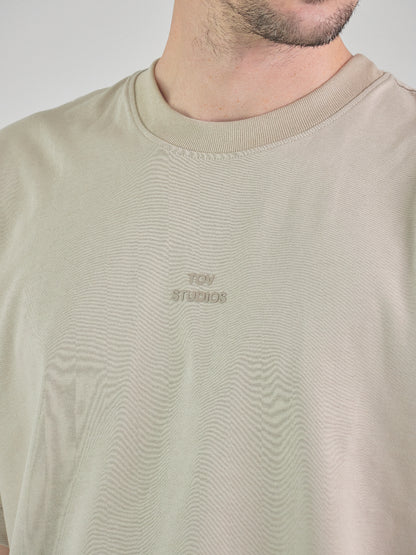 BOXY FIT FADE OUT - BEIGE