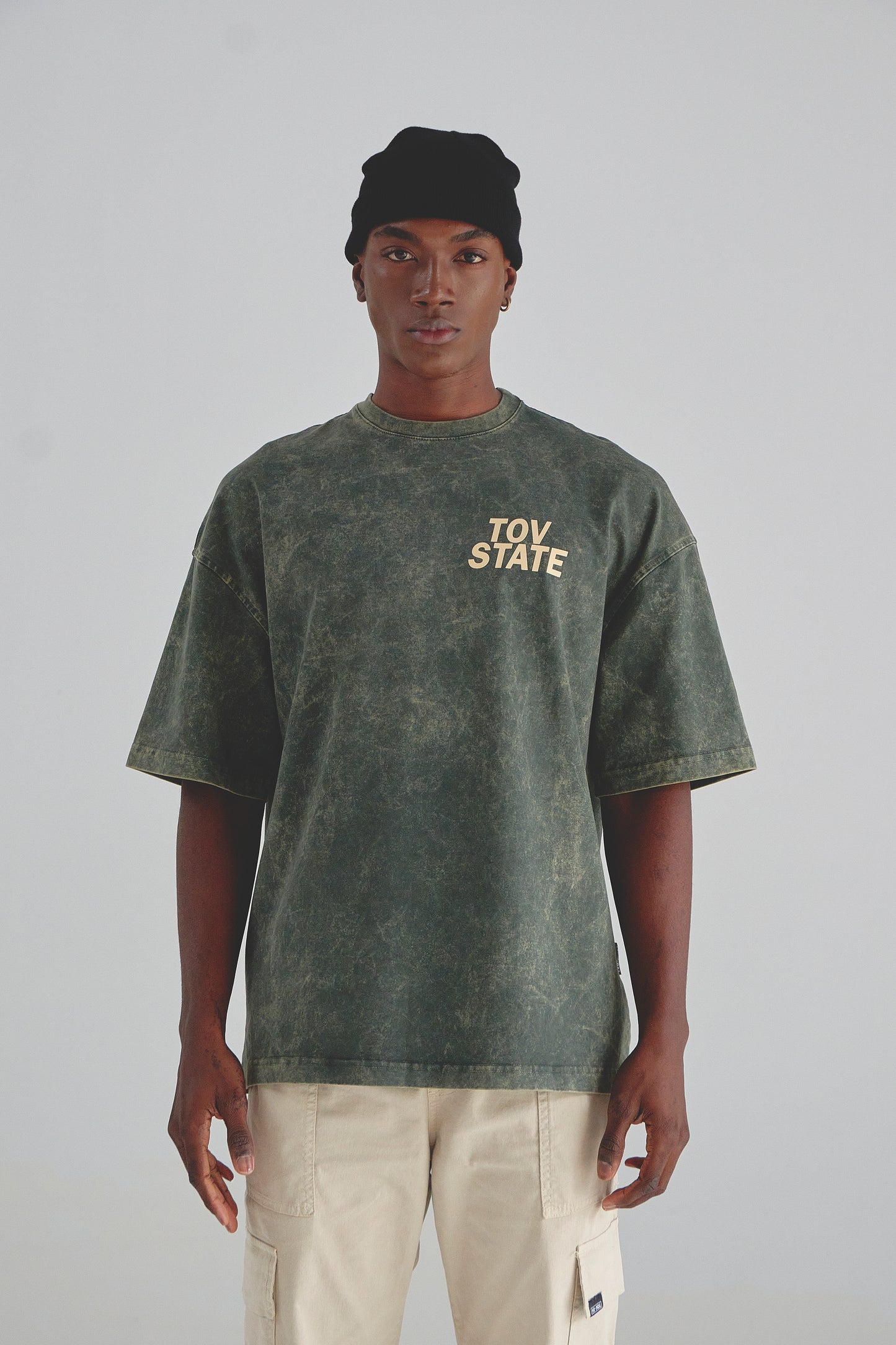 CAMISETA ACID WASH TOV STATE - VERDE